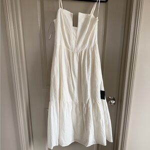 Lulu's Cream Textured Skirt